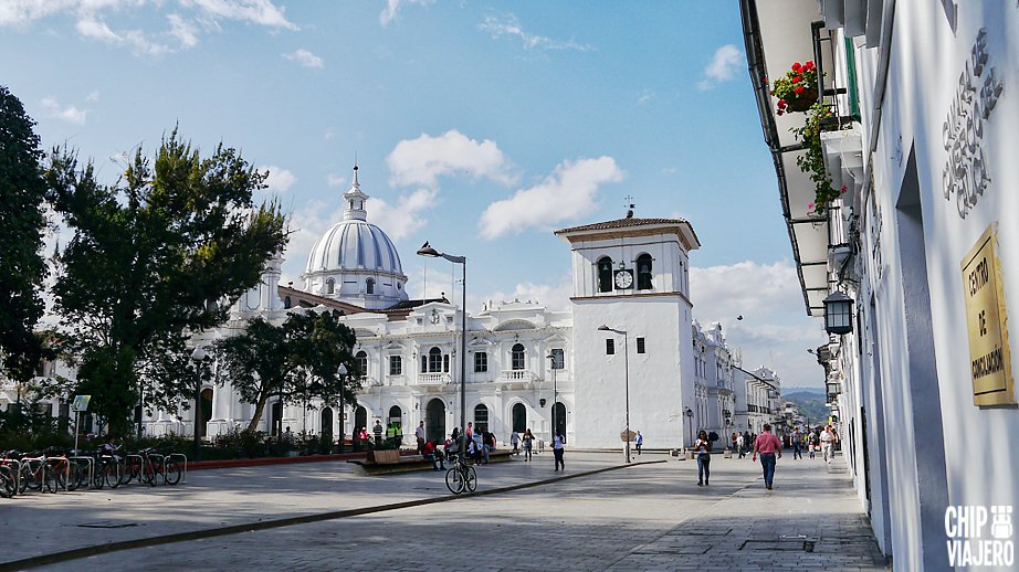 El casco antiguo o centro histórico de Popayán