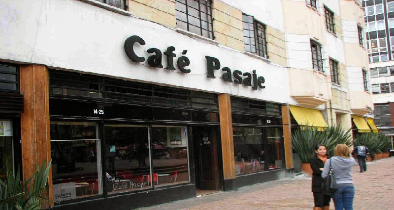 Café Pasaje lugares para tomar café en Bogotá