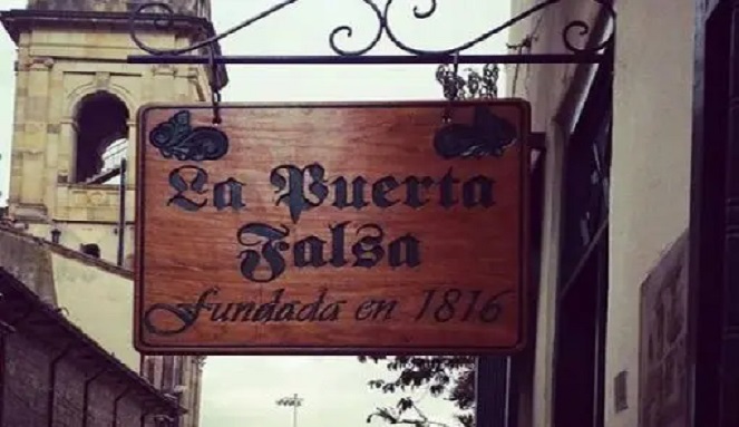 La Puerta Falsa lugares para tomar café en Bogotá