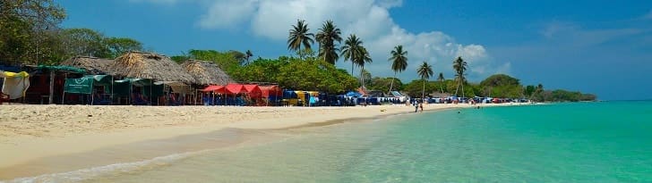 Barú, Playas en Colombia