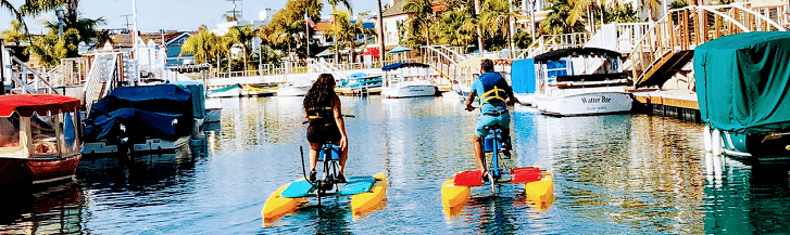 Hydrobike en Alamitos Bay