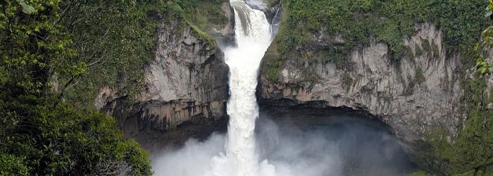 Cascada San Rafael en Napo