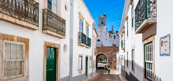 Casco Antiguo en Faro Portugal