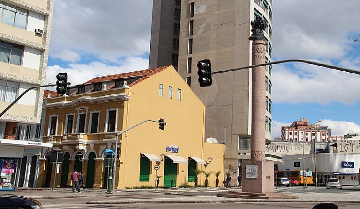 Centro histórico de Curitiba Brasil