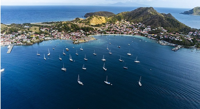 Les Saintes en la costa sur de Guadalupe