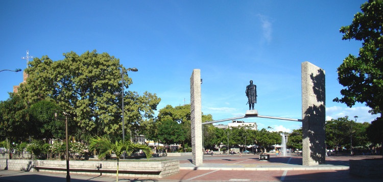 Parque Simón Bolívar en Girardot