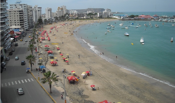 Playa de Salinas en Santa Elena Ecuador