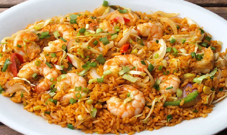 Arroz de camarones