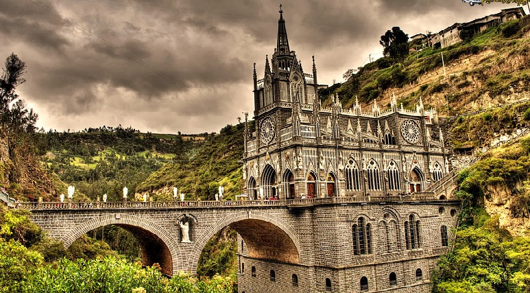 Santuario de las Lajas en Pasto