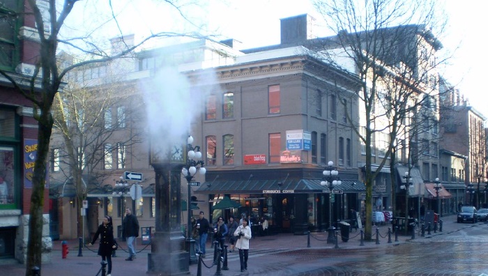 Bohemio barrio de Gastown Vancouver