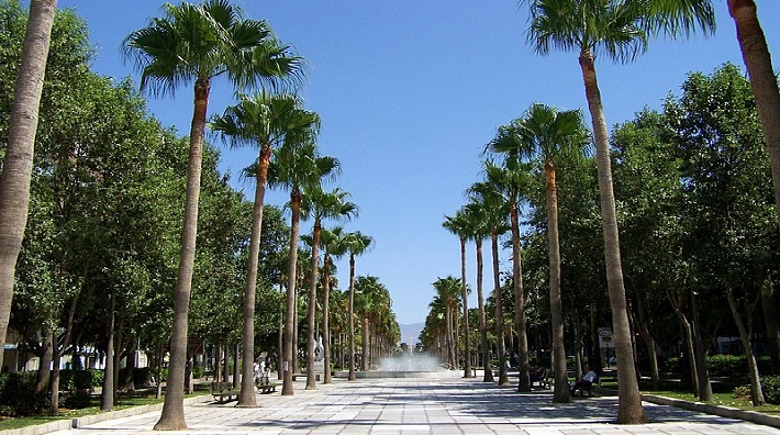 La Rambla de Almería en España