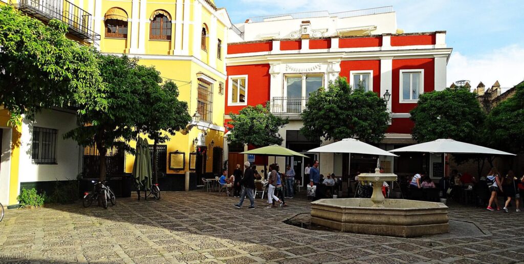 Barrio de Santa Cruz en Sevilla