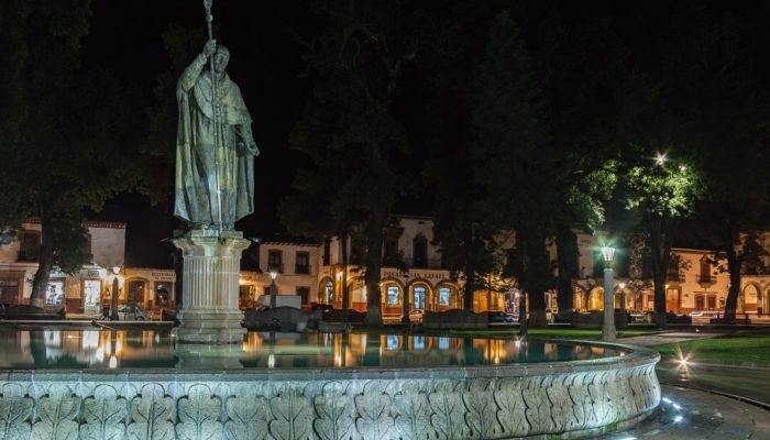 Plaza Vasco de Quiroga en Pátzcuaro