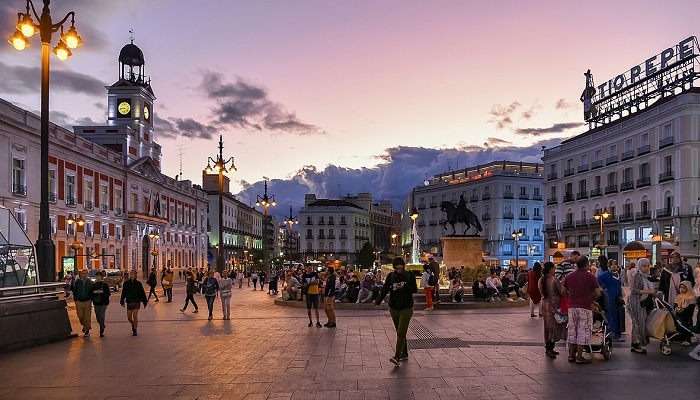 Puerta del Sol en Madrid