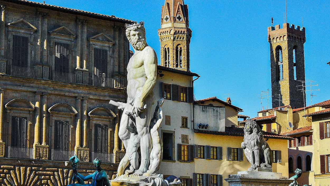 Piazza della Signoria y el Palazzo Vecchio