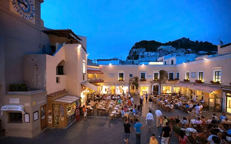 La Piazzetta en Capri