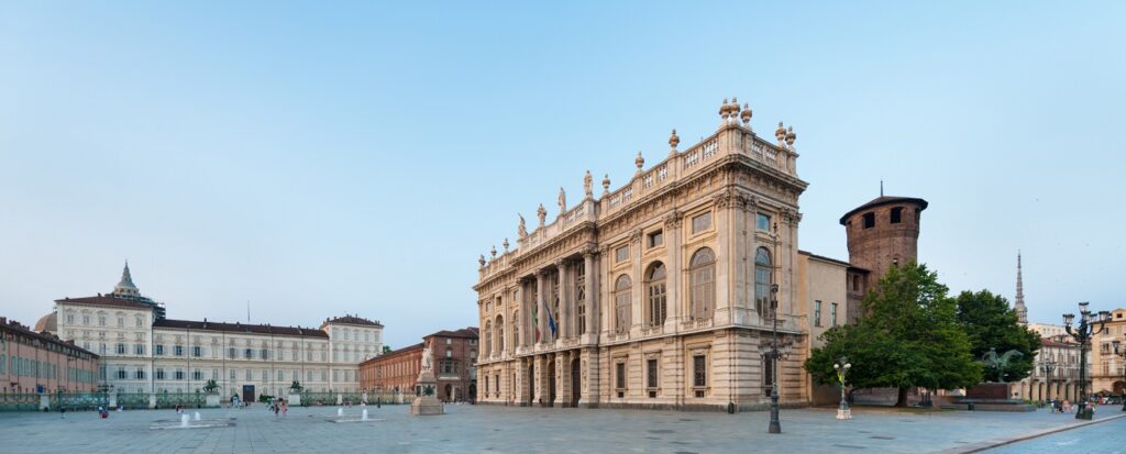 Piazza Castello en Turín