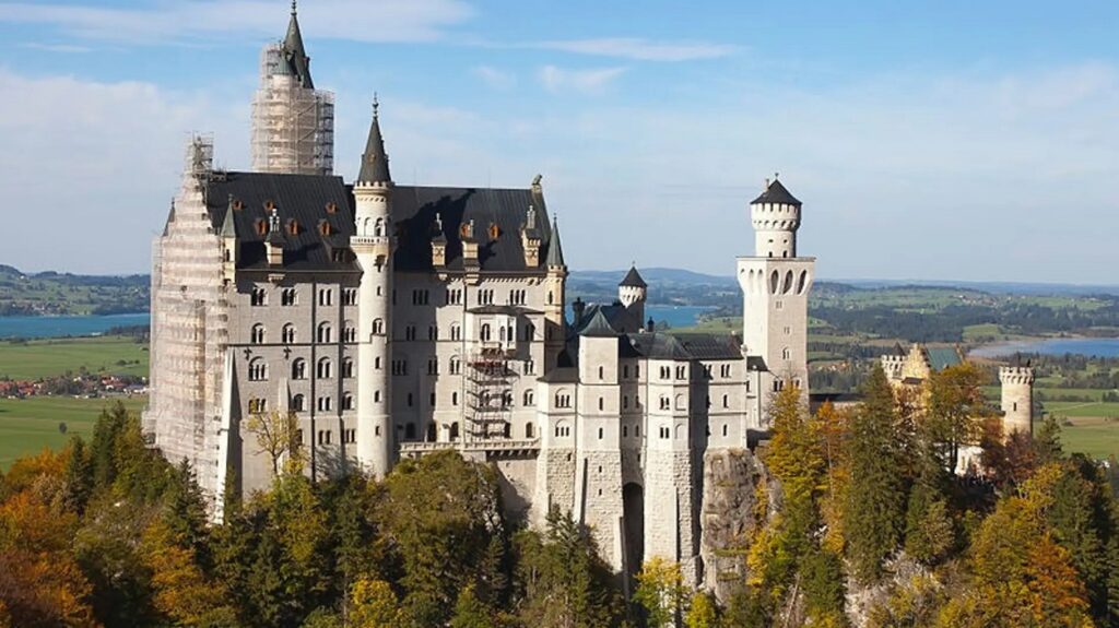 Turismo en Castillo de Neuschwanstein en Alemania